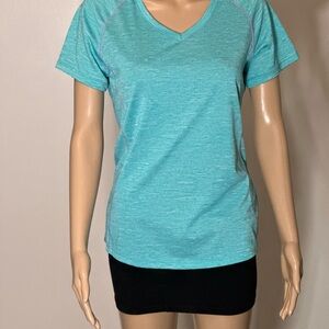 RBX Aqua Short Sleeve V-Neck Tee